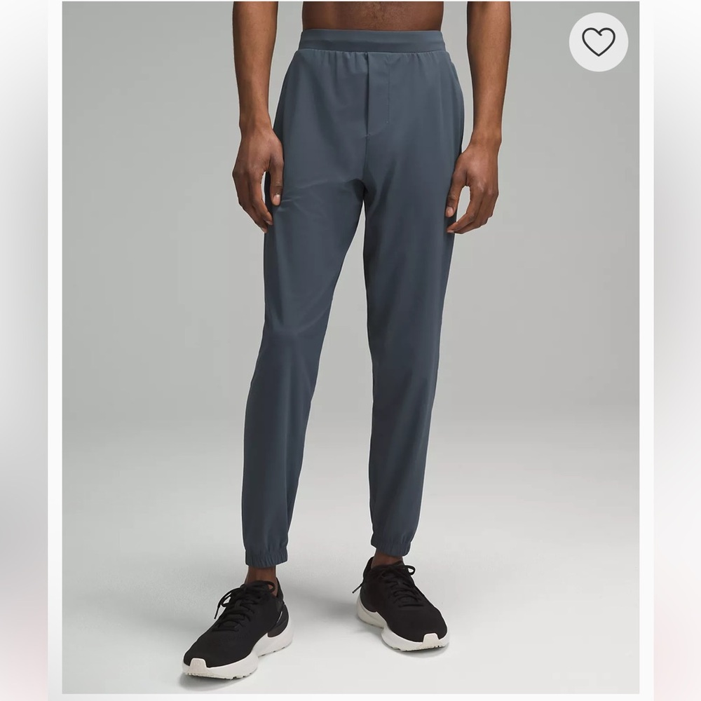 lululemon athletica Surge Jogger Blue Sweatpants Tapered Fit Elastic Waistband